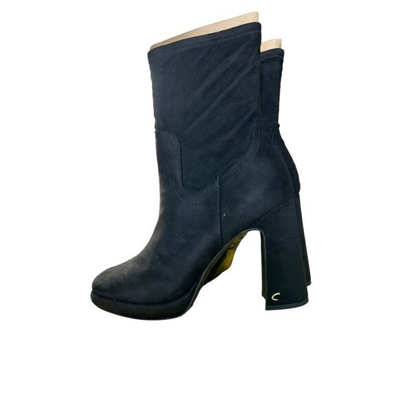 NWT NEW Circus by Sam Edelman Francis Black Ankle Bootie Chunky Heel Size 10 - Picture 5 of 10